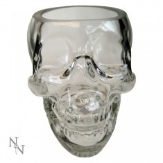Pahar sticla Craniul de cristal foto