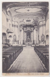 Bnk cp Odorheiu - Interiorul bisericii r-cat - necirculata interbelica, Printata, Odorheiu Secuiesc