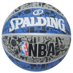 Minge Spalding NBA Graffiti - Originala - Anglia - Marimea Oficiala &amp;quot; 7 &amp;quot; foto