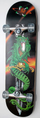 Skateboard Spartan Dragon - Roti Silikon - Axe Aluminiu - Rulmenti ABEC 5 - Nou foto