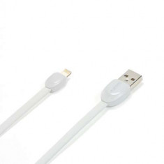 Cablu Lightning 8 Pin USB Data Sync Si Incarcare 1 Metru iPhone 5c Remax Original Alb foto