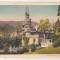 bnk cp Sinaia - Castelul Peles cu terasa - uzata 1937