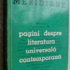 A.E.BACONSKY-MERIDIANE:PAGINI DESPRE LITERATURA UNIVERSALA CONTEMPORANA,EPL 1965