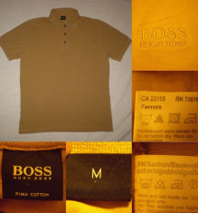 Tricou HUGO BOSS Ferrara marimea M barbati polo pique - bob de orez foto