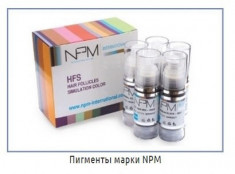 Pigmenti NPM pentru tatuaj cosmetic - micropigmentare scalp foto