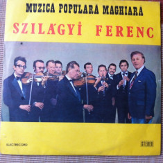 Szilagyi Ferenc csardasok es hallgatok disc vinyl lp muzica populara ungureasca