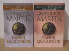 DANSUL DRAGONILOR -GEORGE R.R.MARTIN, 2 VOLUME foto