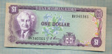 A 855 BANCNOTA- JAMAICA -1 DOLLAR -ANUL(1976)-SERIA340361-starea care se vede