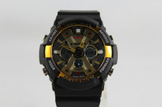 CASIO G-SHOCK GA 200 Black Gold, Poze Reale !!! Garantie !!! foto