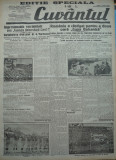 Cuvantul , ziar legionar , 13 Iunie 1933 , editie speciala , Cupa Balcanica