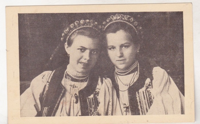 bnk cp Fete din comuna Palos , jud Tarnava-Mare - necirculata interbelica