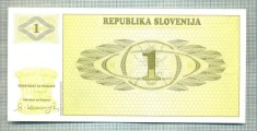A 808 BANCNOTA-SLOVENIA- 1 (TOLAR) -ANUL(1990)-SERIA90357983-starea care se vede foto
