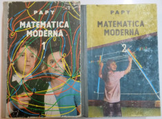 MATEMATICA MODERNA de PAPY, VOL I-II 1967 foto