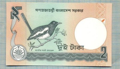 A 833 BANCNOTA- BANGLADESH - 2 TAKA -ANUL(1988-) -SERIA -starea care se vede foto