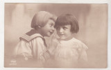 Bnk cp Romania Felicitare circulata 1920, Printata