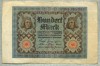 A 482 BANCNOTA-GERMANIA -100 MARK -ANUL 1920-SERIA 1385721 -starea care se vede, Europa