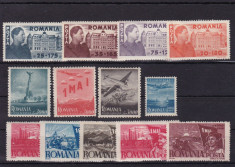 ROMANIA 1945 , LP 166 , FUNDATIA CAROL SI ROMANIA 1947 , LP 217, SERII MNH foto