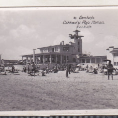 bnk cp Constanta - Cazinoul si Plaja Mamaia - uzata 1937