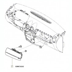 Airbag pasager Dacia Duster foto