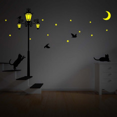 Sticker decorativ Glow in the Dark Street Light foto