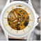 CEAS CASUAL WINNER MECANIC SKELETON FULL AUTOMATIC LIMITED WHITE, BLACK EDITION
