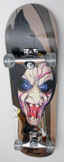 Skateboard Spartan Death - Roti din silicon - Axe Aluminiu - ABEC 5 - Nou foto