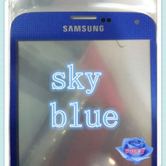 Geam Samsung Galaxy S5 ecran nou original albastru deschis