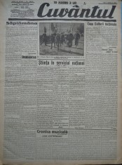 Cuvantul , ziar legionar , 3 Apr. 1933 , Perpessicius , Racoveanu , Afac. Skoda