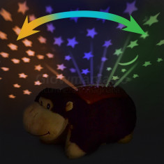 Lampa muzicala maimuta cu proiectie stele si luna foto