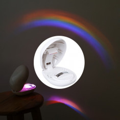 Lampa proiectie curcubeu pentru interior foto