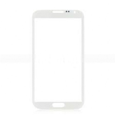 Geam Samsung Galaxy Note 2 N7100 ecran nou original alb + folie sticla foto