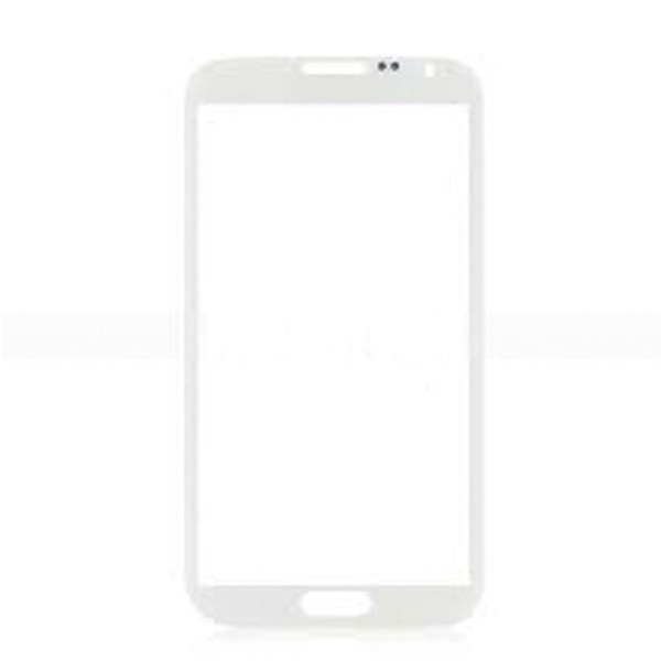 Geam Samsung Galaxy Note 2 N7100 ecran nou original alb + folie sticla