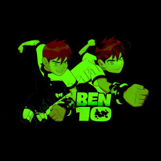 Sticker decorativ glow Ben 10 fosforescent XXL foto