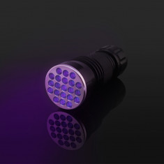 Lanterna UV cu 21 LED-uri rezistenta la apa foto