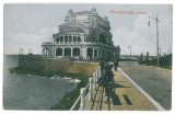 3279 - CONSTANTA, Faleza, Cazino - old postcard - used - 1922