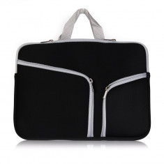 Husa protectie pentru MacBook 15.4&amp;quot; - neagra foto