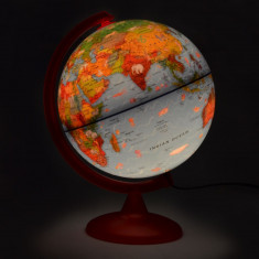 Glob pamantesc Zoo Globe iluminat, 25 cm foto