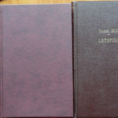 Const. Mille , Letopisiti , 1905 - 1906 , 2 volume , 1908 , editia 1