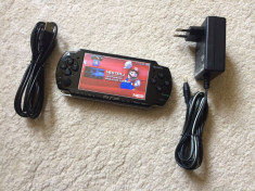 PSP SLIM Modat PERMANENT+card 2GB(24 jocuri psp si 1000 jocuri Nintendo,MARIO) foto