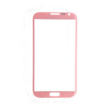 Geam Samsung Galaxy Note 2 N7100 ecran nou original roz + folie sticla