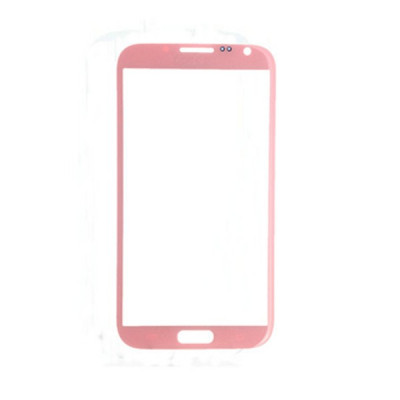 Geam Samsung Galaxy Note 2 N7100 ecran nou original roz + folie sticla foto