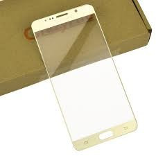 Geam Samsung Galaxy Note 5 auriu ecran original + folie sticla tempered glass foto