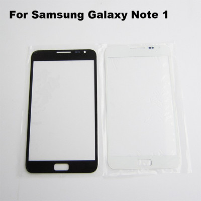 Geam Samsung Galaxy Note N7000 ecran nou original alb + folie sticla foto