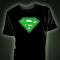 Tricou fosforescent Superman