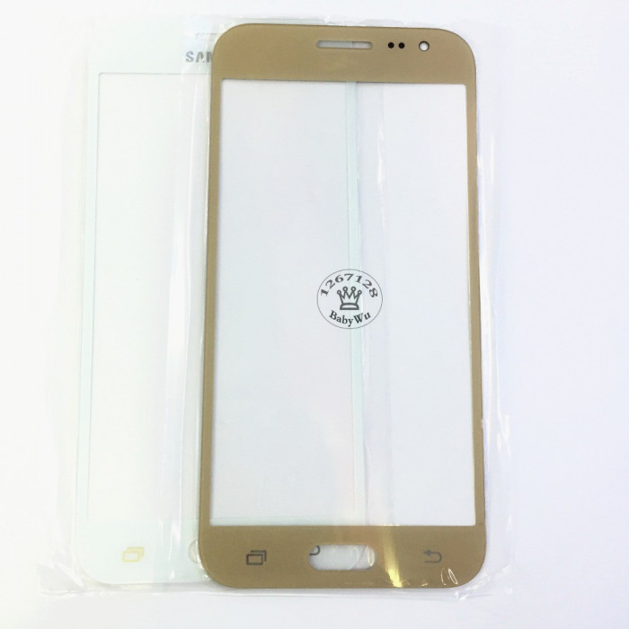 Geam Samsung Galaxy J1 J120F alb ecran nou + folie sticla tempered glass