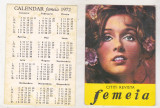 Bnk cld Calendar de buzunar Revista Femeia 1972