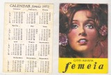 Bnk cld Calendar de buzunar Revista Femeia 1972