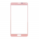 Geam Samsung Galaxy Note 4 roz / roze ecran nou + folie sticla temperd glass