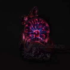 Lampa decorativa glob cu plasma foto
