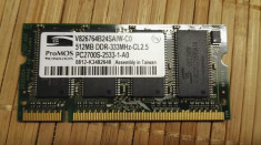 Ram Laptop ProMOS 512Mb DDR1 333MHz V82764B24SAIW-C0 foto
